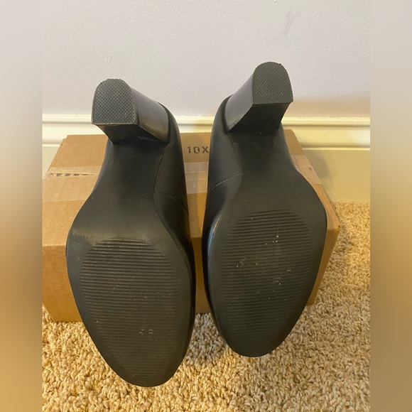 Rampage Morrow Black Heels Size 8 - Picture 4 of 5